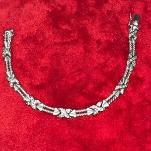 Silver CZ bracelet